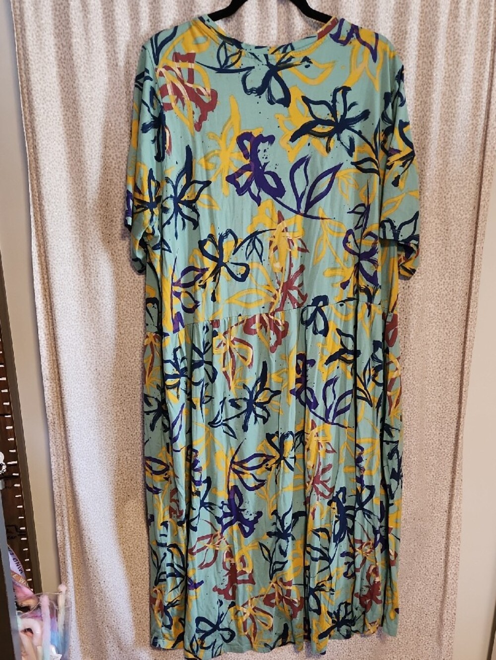 LOGO by Lori Goldstein Floral Midi Dress - Picture 8 of 8